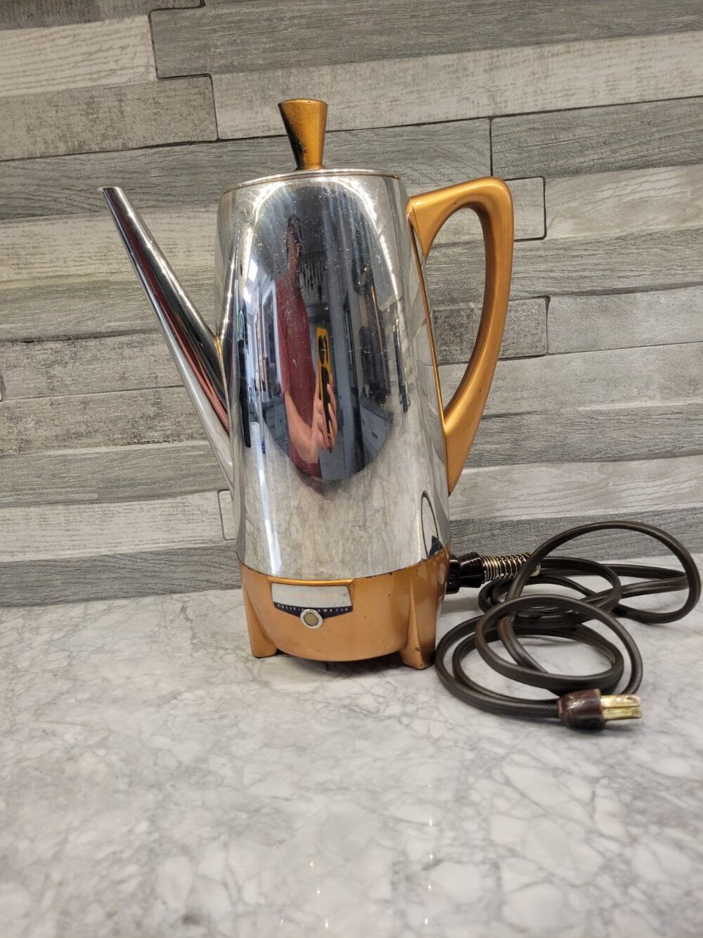 Vintage 1950s Farberware Superfast Fully Automatic Coffee Percolator All...